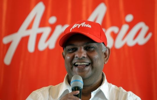 AirAsia's chief executive Tony Fernandes 