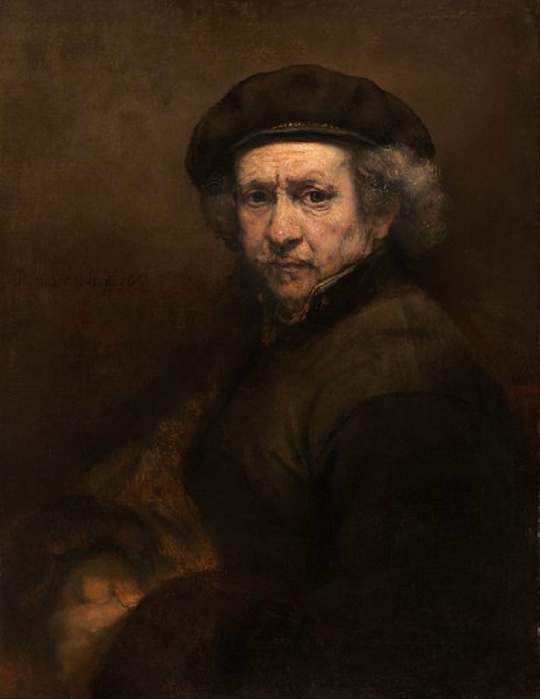 Self-Portrait with Beret and Turned-Up Collar
