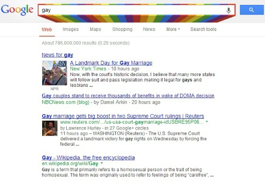 Google is Supporting Same-Sex Marriage