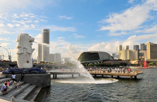 Singapore's Merlion Statue