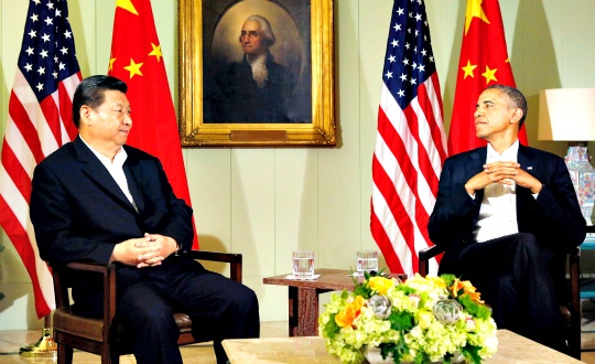 Chinese President Xi Jinping and President Barack Obama