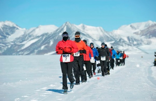 Antarctic Ice Marathon, Union Glacier Camp, Antarctica