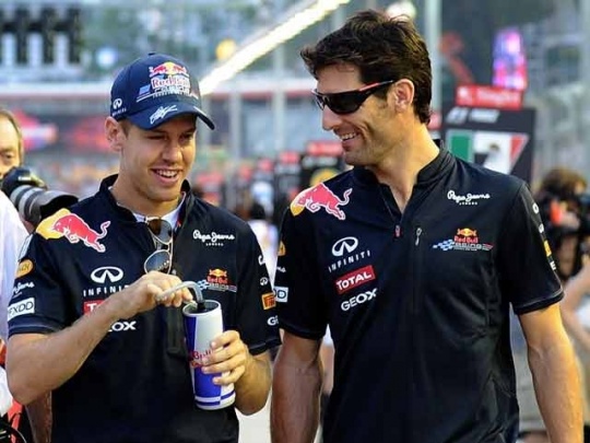 Webber and Vettel 