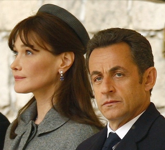 Nicolas Sarkozy with Carla Bruni