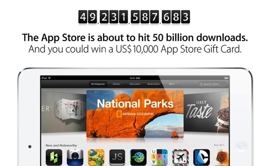 50 Billionth App Downloader