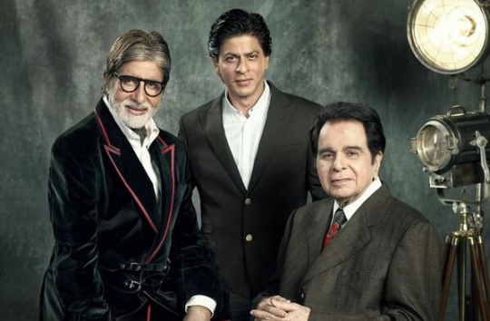 Amitabh Bachchan, Shah Rukh Khan, Dilip Kumar