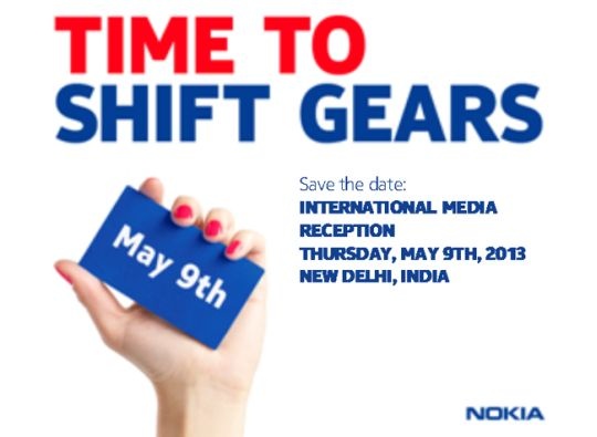 Nokia press invite new delhi