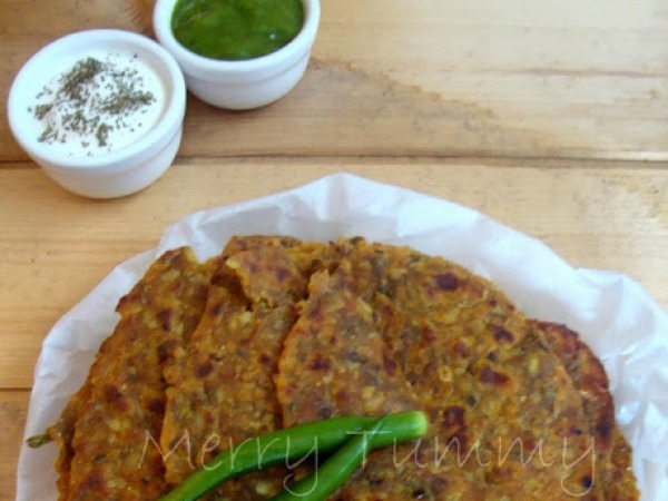 Healthy Indian Flatbread: Mixed Sprouts Paratha Recipe