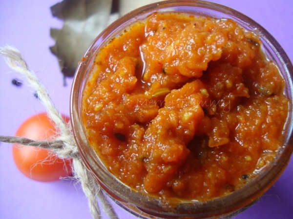Indian Recipe: How to Make Tomato Pickle Chutney