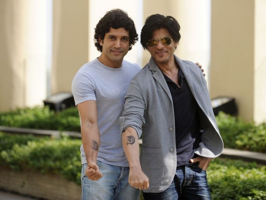 Shah Rukh Khan and Farhan Akhtar
