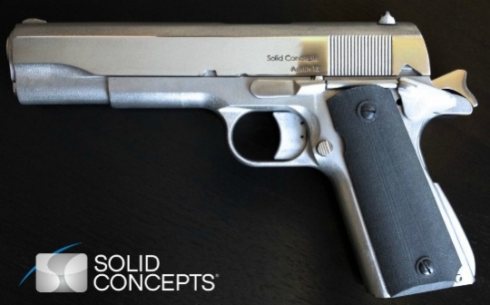  Metal Gun Produced Using 3D Printer