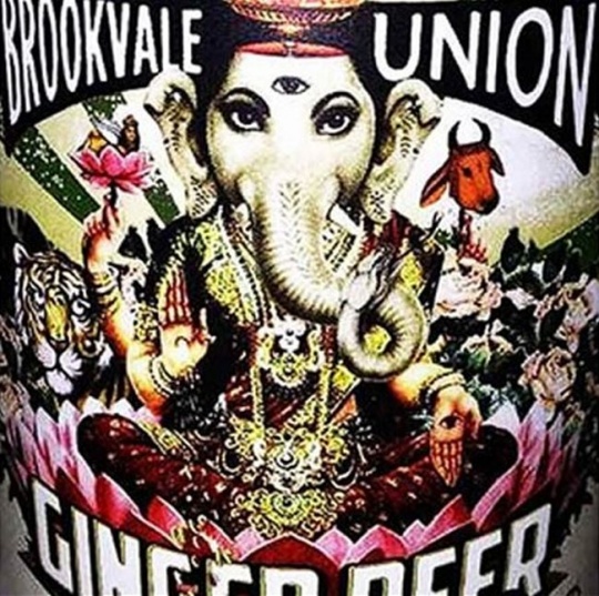 Ganesha Laksmi on beer label