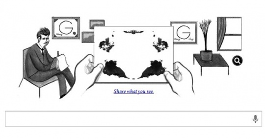 Google Doodle Rorschach