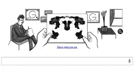 Google Doodle Rorschach
