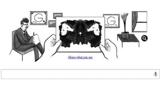 Google Doodle Rorschach test