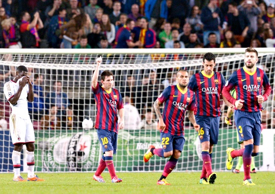 Messi Magic Returns as Barca Into Last 16