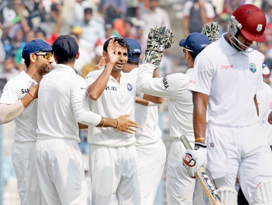 India Bundle Out Windies for 234 Runs