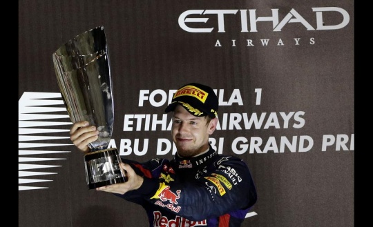 Sebastian Vettel Wins Abu Dhabi GP