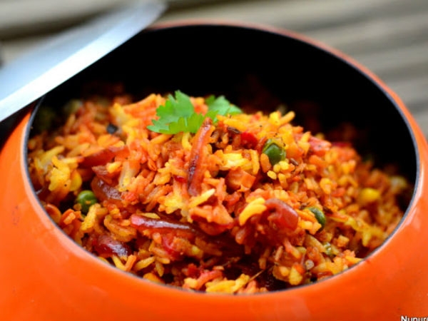 Healthy Indian Recipe:Teekhi Beetroot Biryani