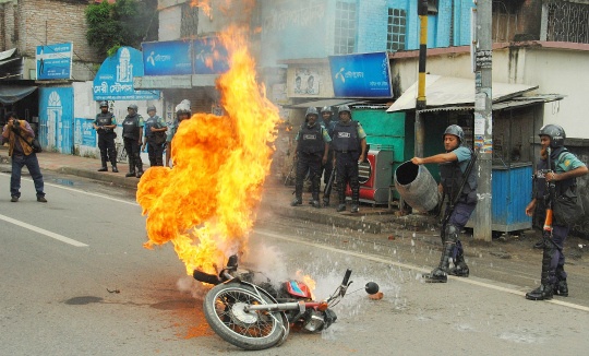 Strike Cripples Bangladesh, 14 Dead