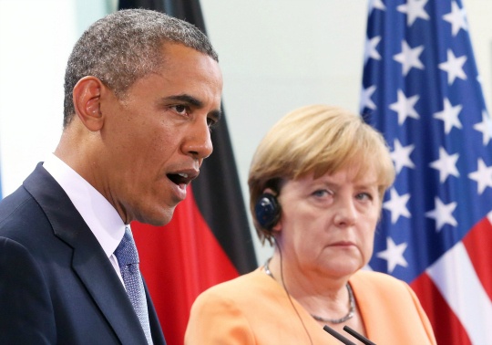 President Barack Obama, Angela Merkel