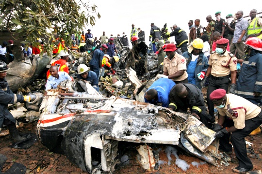 Plane Crash in Nigeria Kills 16