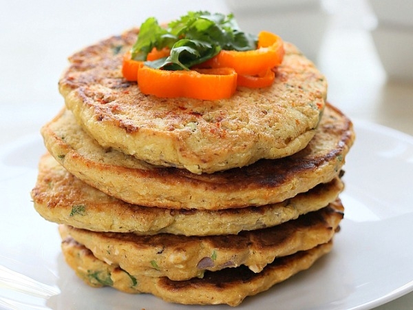 Healthy Starter Recipe: Mini Soya Paneer Pancakes