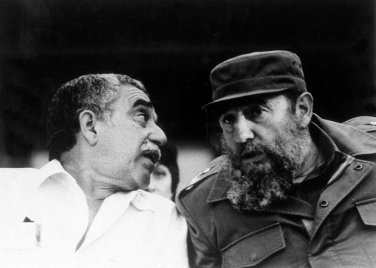 Garcia Marquez and Fidel Castro