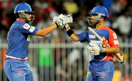 Ross Taylor and JP Duminy added 110 for the fifth wicket against the RCB.