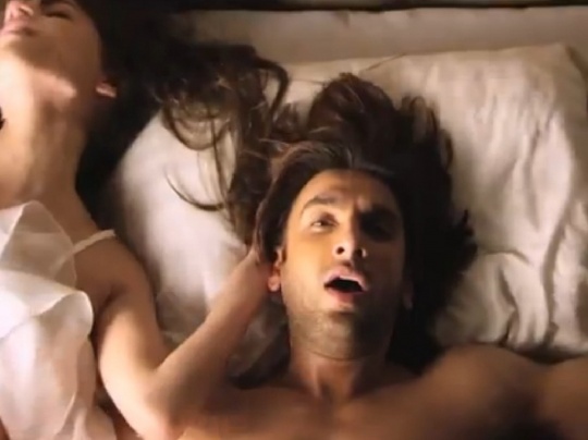 Ranveer Singh in the Durex ad