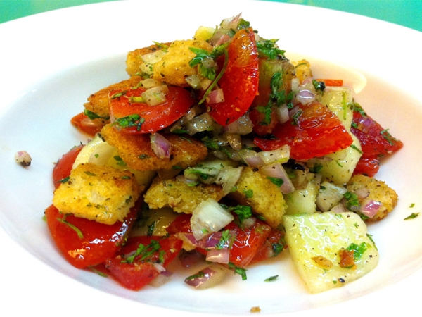 Healthy Salad Recipe - Italian Panzanella Salad