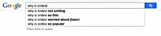 Sridevi  search suggestions
