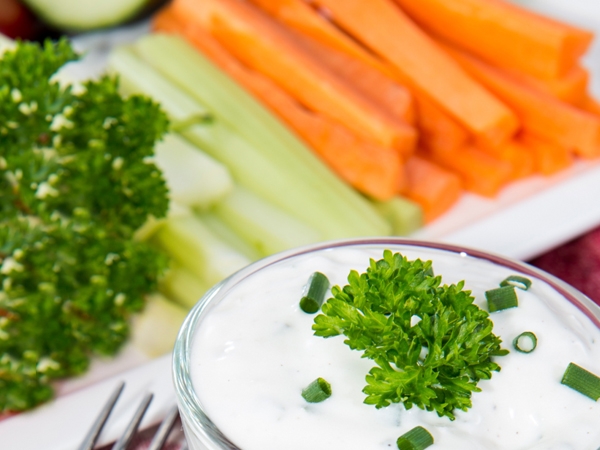 Healthy Snack Recipe: Vegetable Crudités
