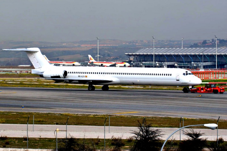 Accident aircraft in January 2013