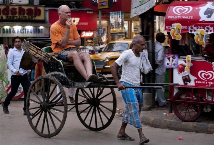 Hand Rickshaw Puller
