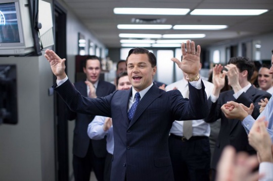 Leonardo DiCaprio in The Wolf Of Wall Street