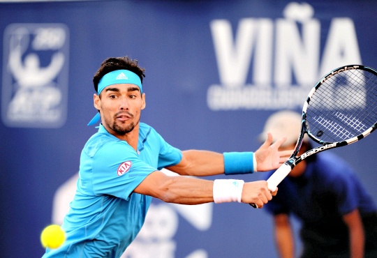 Fabio Fognini Reaches Quarterfinals