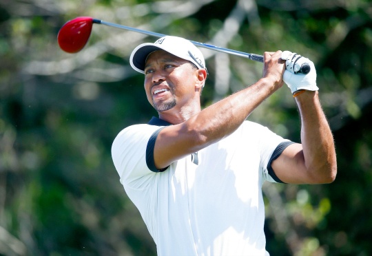 Tiger Woods Tees Off at Honda Classic