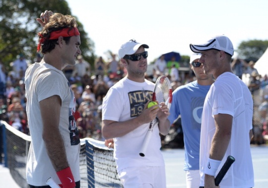 It's Federer v Hewitt in Brisbane Final