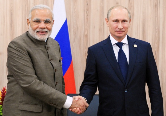 Prime Minister Narendra Modi, Russian President Vladimir Putin