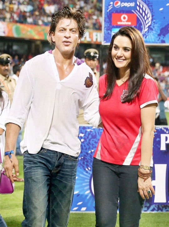 Shah Rukh Khan and Preity Zinta