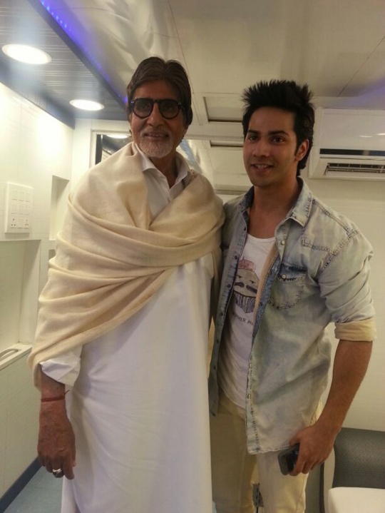 Bachchan, Varun Pose For A Selfie