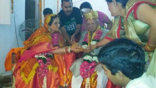 ND Tiwari gets married
