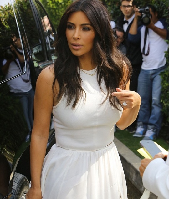 Kim Kardashian Attends Bridal Shower