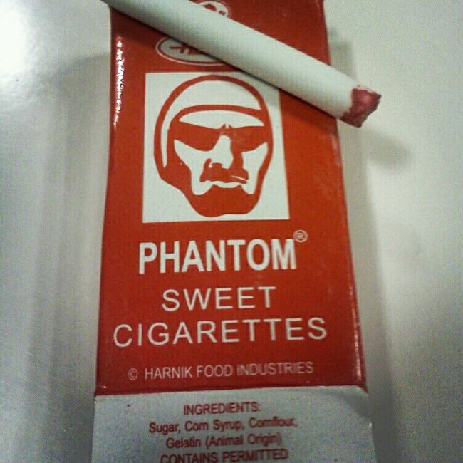 phantom cigarette taste