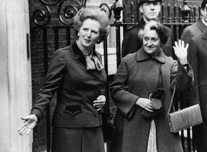 Indira Gandhi and Margaret Thatcher