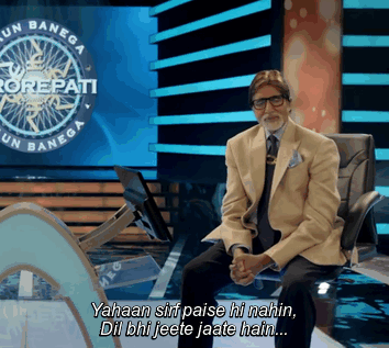 Amitabh Bachchan on KBC