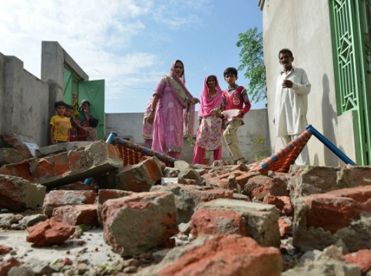 Sialkot home destroyed