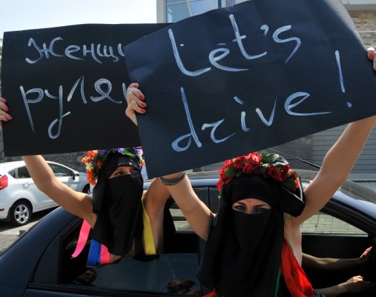 Saudi women driving protests