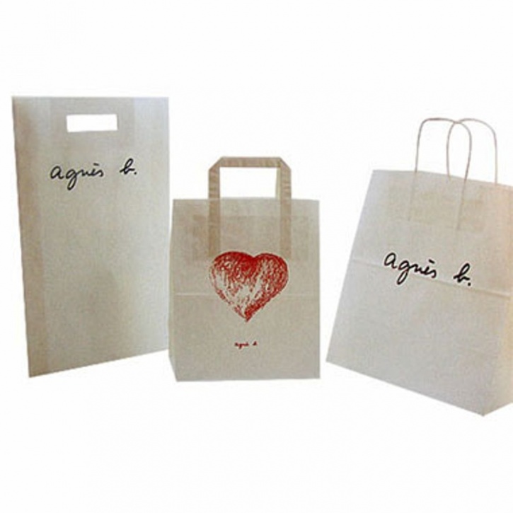 agnes b organic paper bag